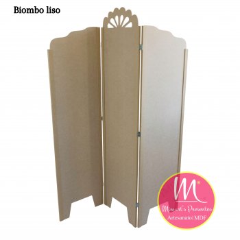 BIOMBO LISO 3 FOLHAS 1,74X1,40 CMP REF.M244