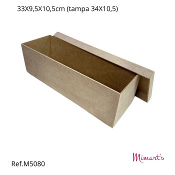 CAIXA T.S. RET. 34X10,5X10,5CM MI 1 G. VINHO REF.5080