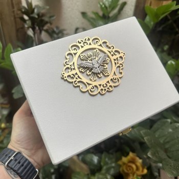 CAIXA 26X18 MDF BRANCO - PERSONALIZADO - UNID