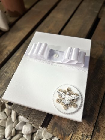 CAIXA 21X16X6CM BRANCA - PERSONALIZADA - UNID