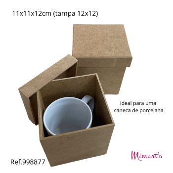 CAIXA T.S. 12X12X12CM MED. TAMPA